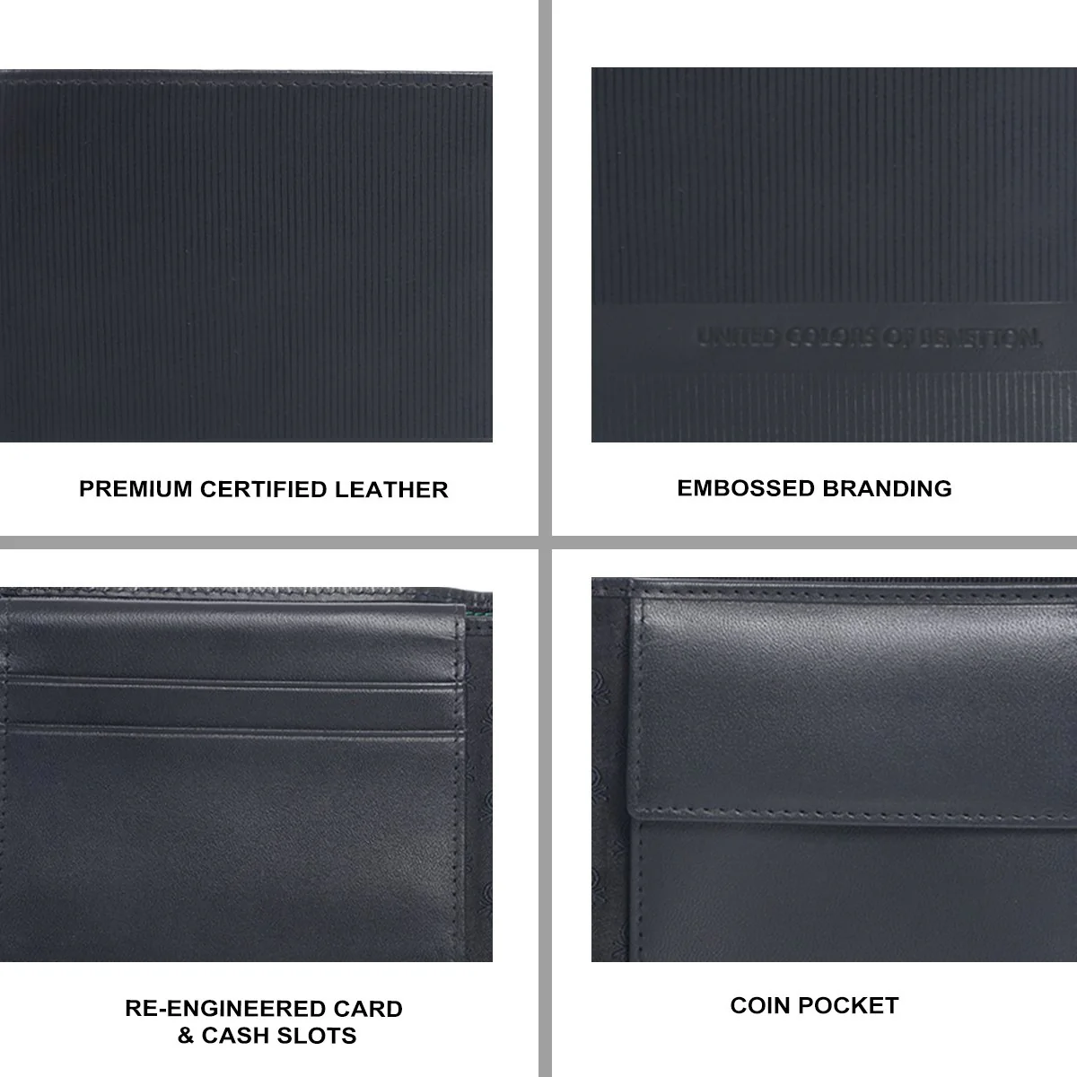 United Colors of Benetton Humps Men's Multicard Coin Wallet - Image 8
