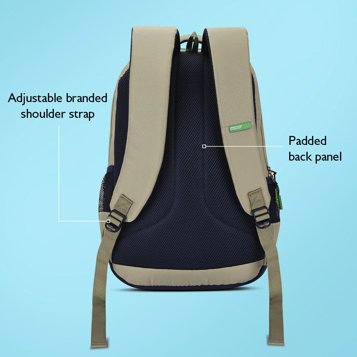 United Colors of Benetton Hype Laptop Backpack - Image 5