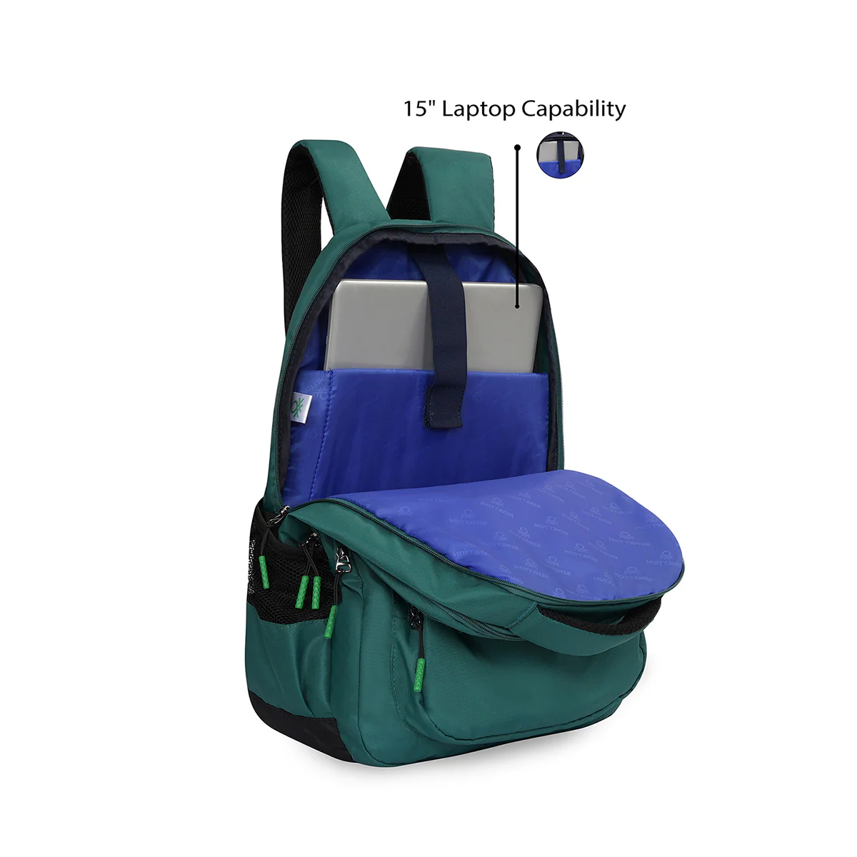 United Colors of Benetton Hype Laptop Backpack - Image 5