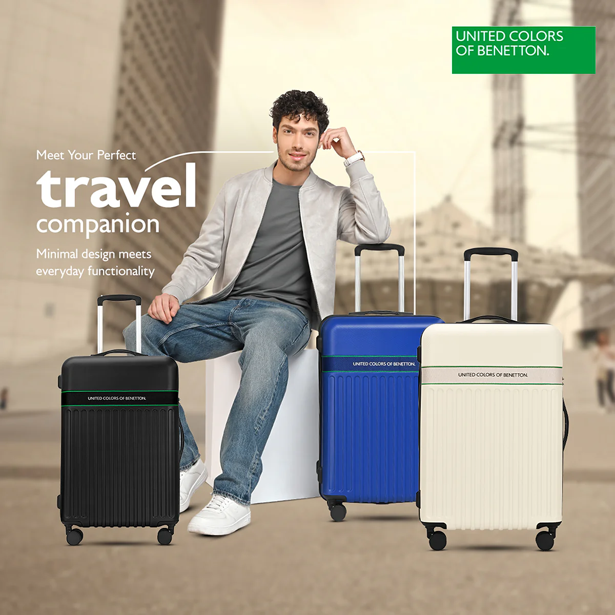 United Colors of Benetton Ionic Hard Luggage - Image 7