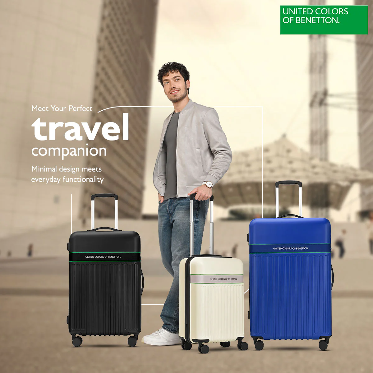 United Colors of Benetton Ionic Hard Luggage - Image 7