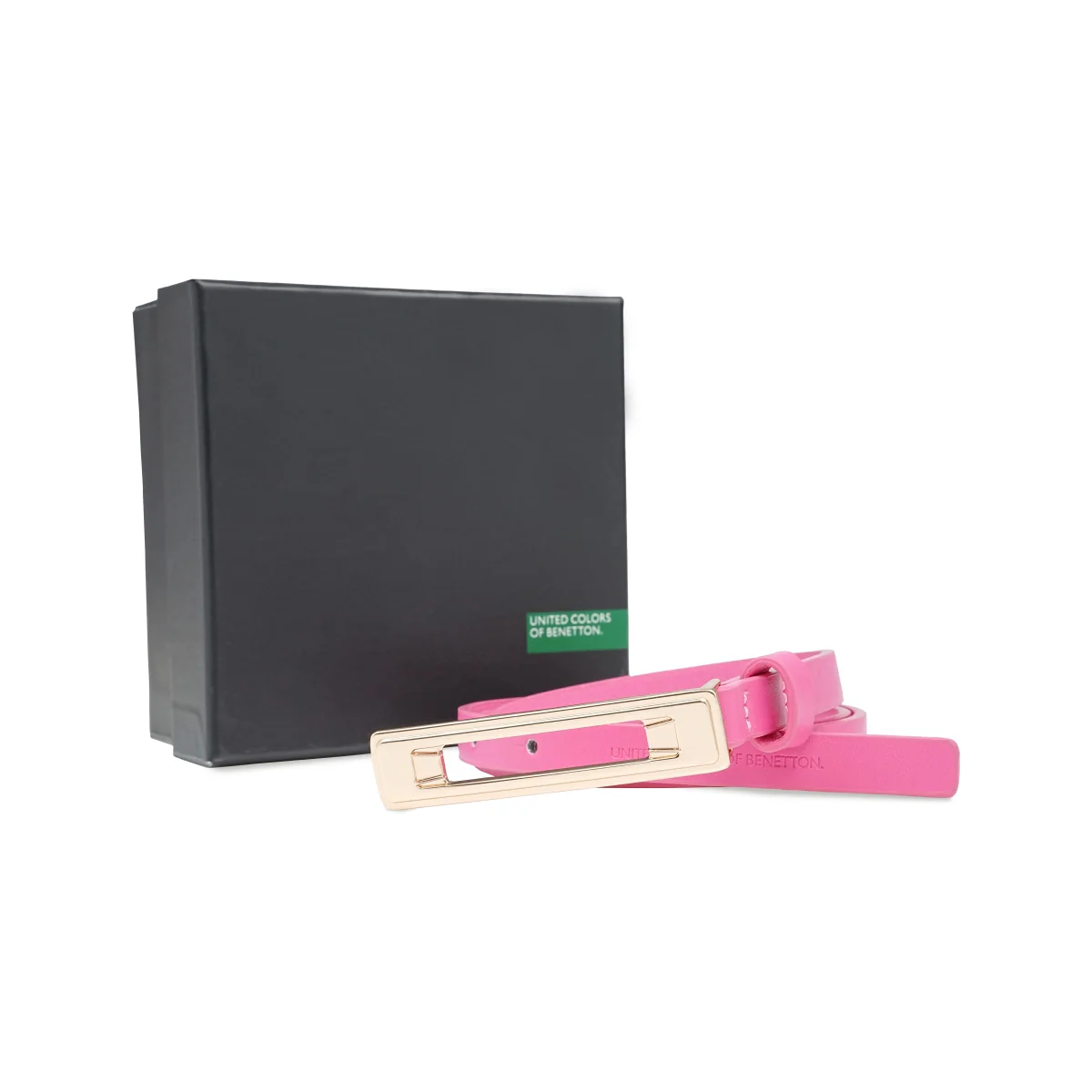 United Colors of Benetton Iris Trace Women's Non Reversible Belt - Image 5