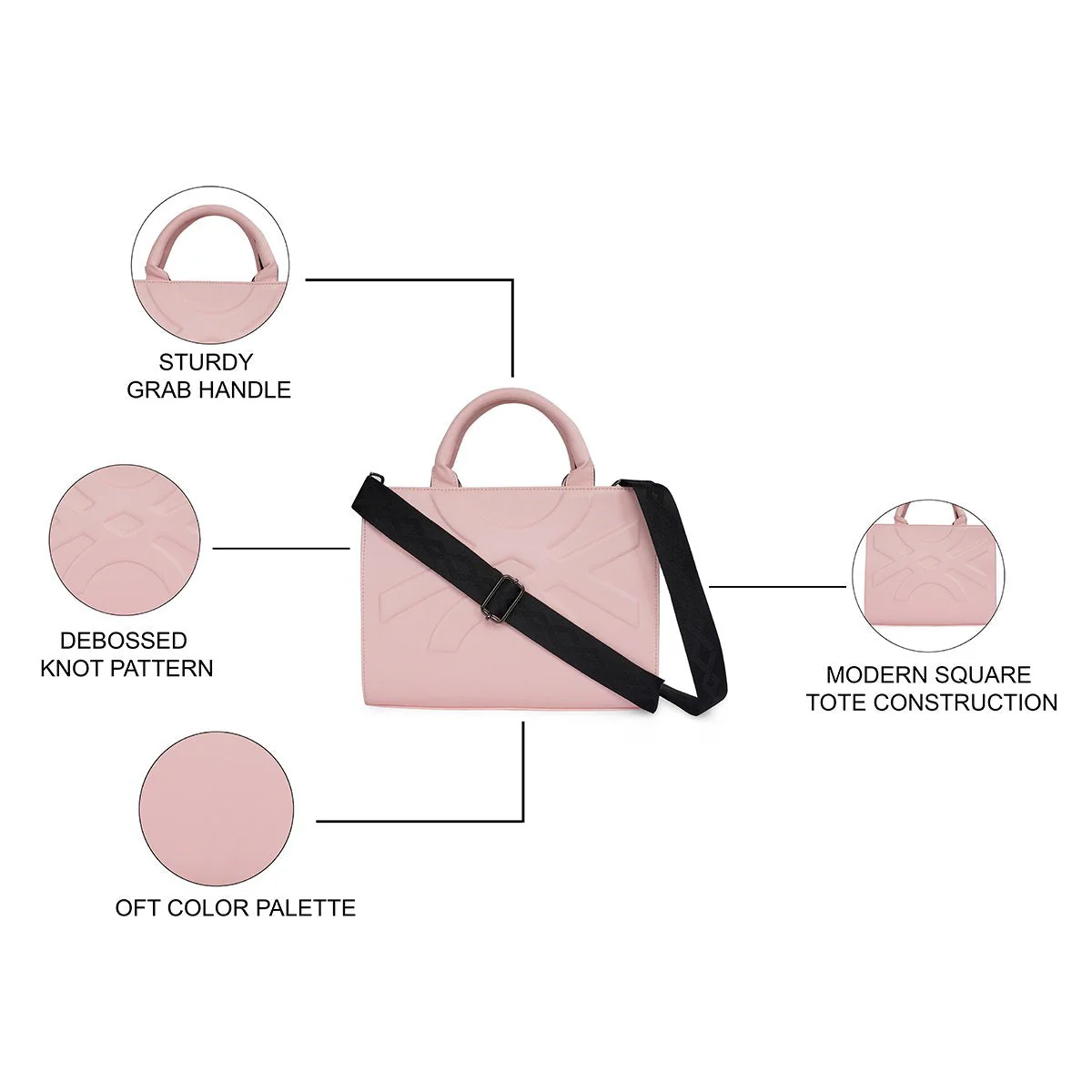 United Colors of Benetton Isabella Women's PU Shopper Tote - Image 5