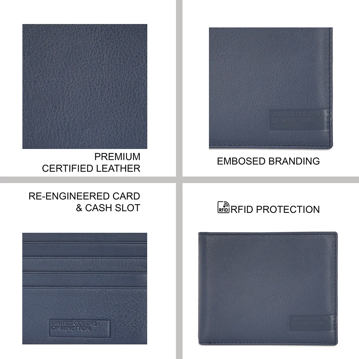 United Colors of Benetton Iver Men's Passcase Wallet - Image 12