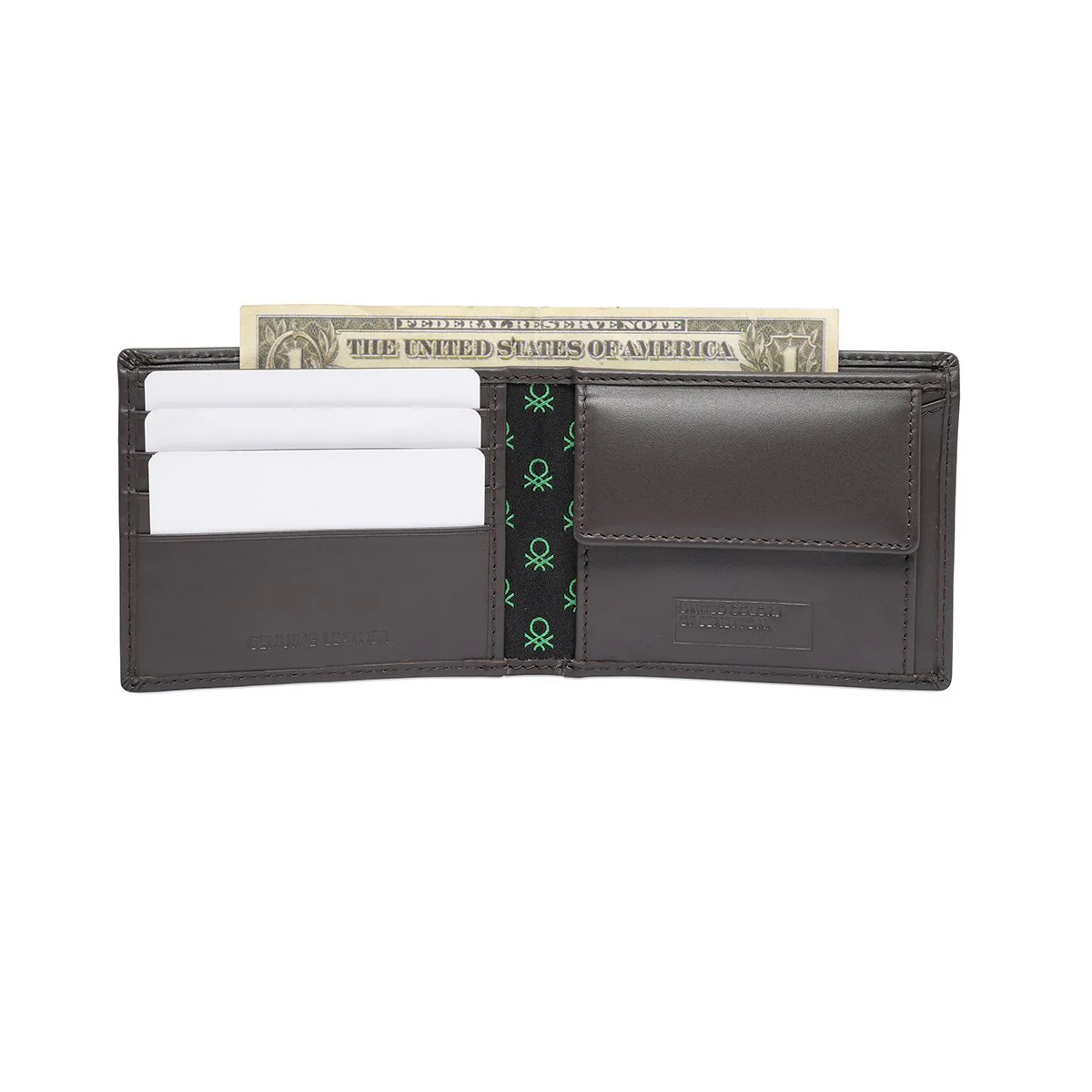 United Colors of Benetton Izak Men's Global Coin Wallet - Image 6