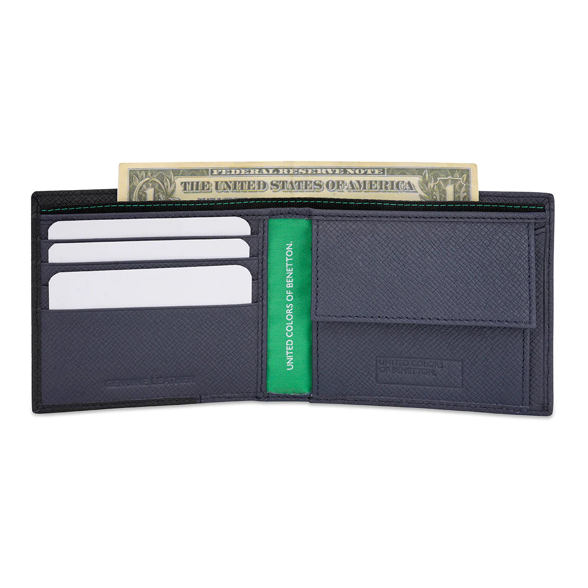 United Colors of Benetton Jacobo Men's Global Coin Wallet - Image 5