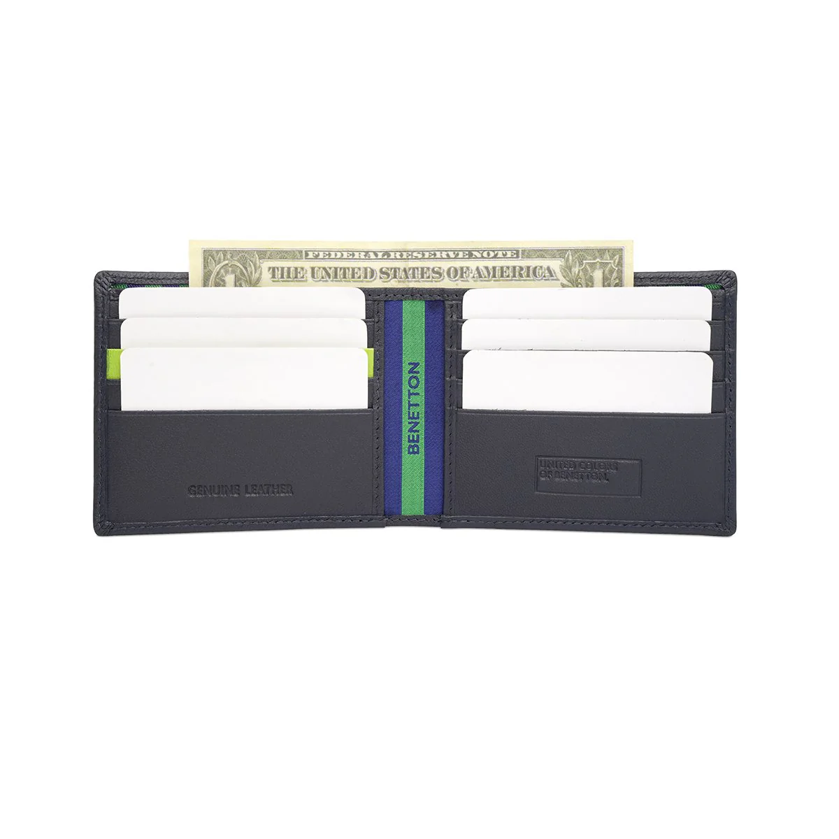 United Colors of Benetton Jemnice Men's Slimfold Wallet - Image 6