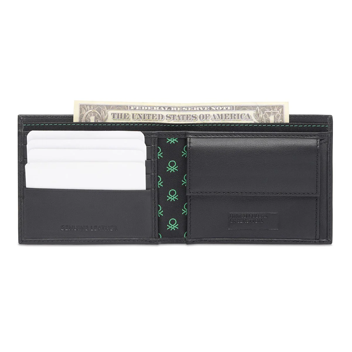 United Colors of Benetton Jodeco Men's Global Coin Wallet - Image 6