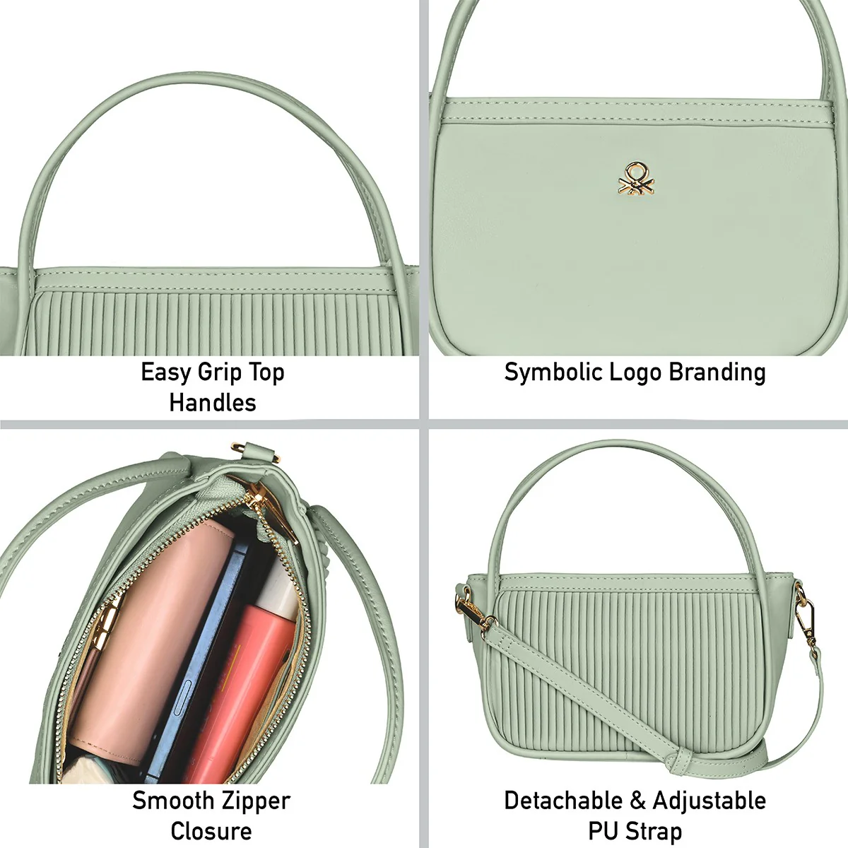United Colors of Benetton Jollie Women's Mini Satchel - Image 6