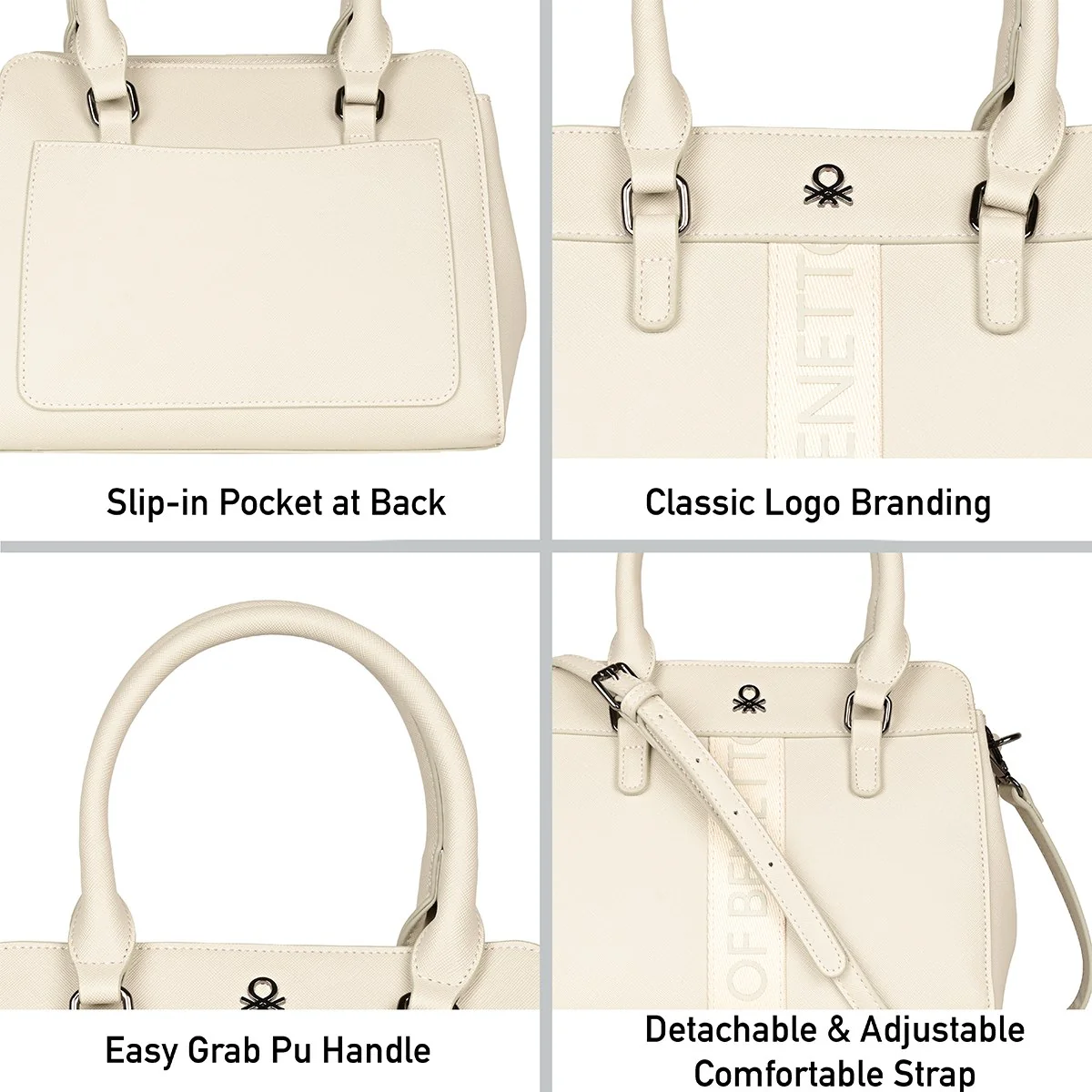 United Colors of Benetton Jullia Women's Satchel - Image 6