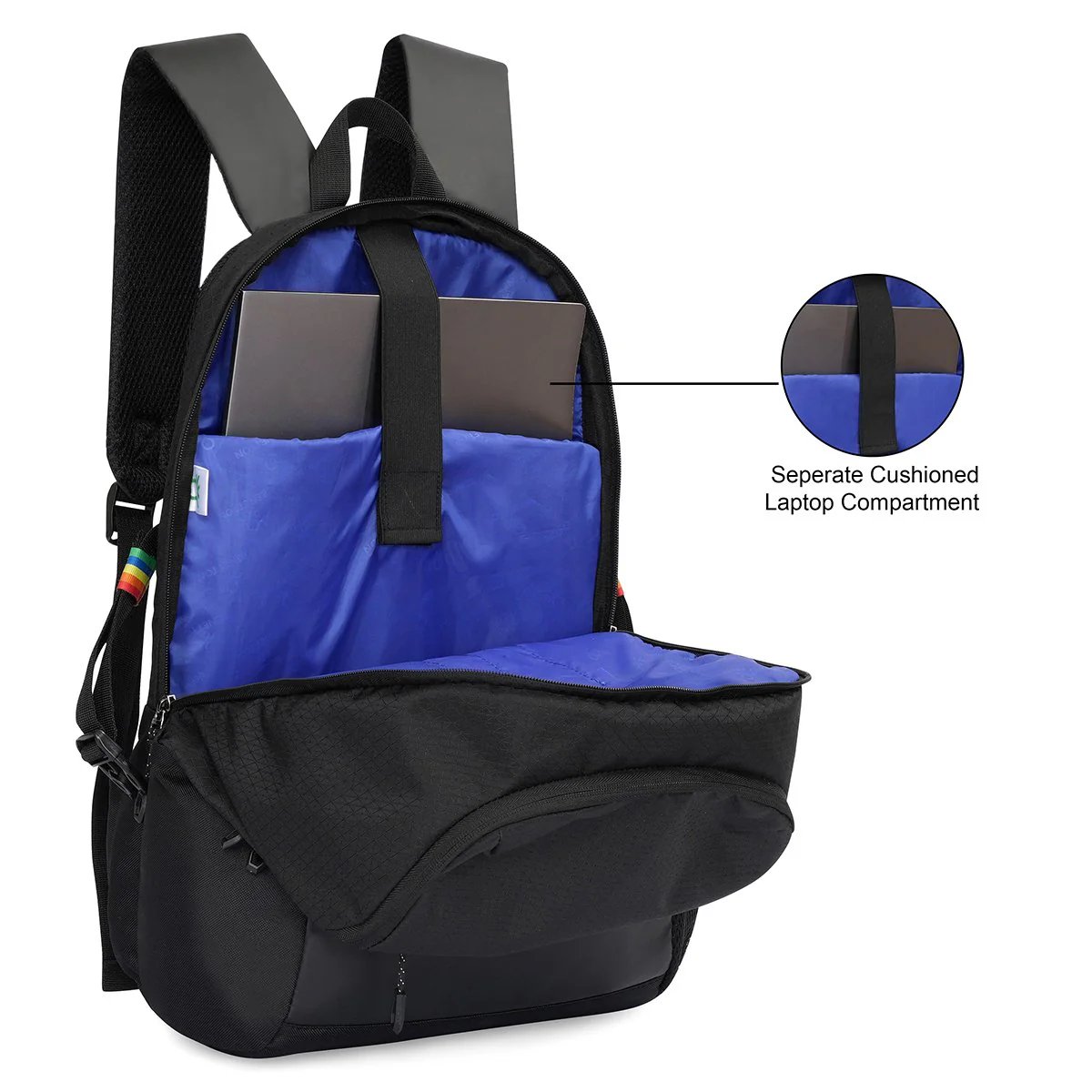 United Colors of Benetton Kaizen Laptop Backpack - Image 7