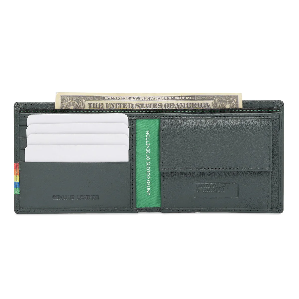 United Colors of Benetton Kinman Men's Global Coin Wallet - Image 6