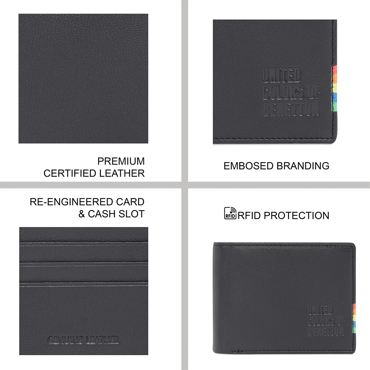 United Colors of Benetton Kinman Men's Passcase Wallet - Image 8