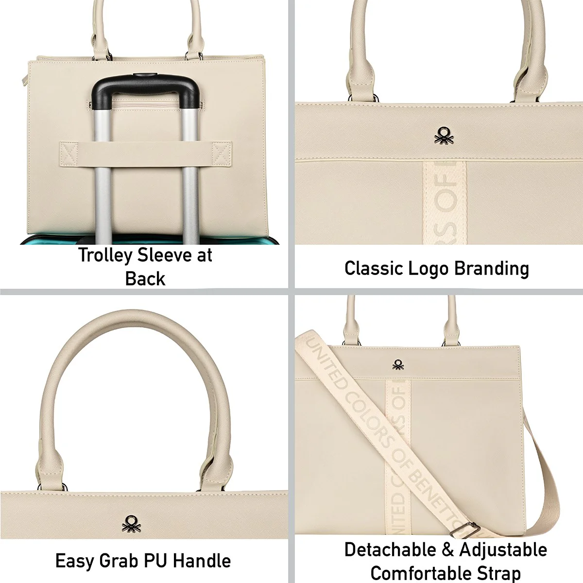 United Colors of Benetton Laura Women's Tote - Image 6