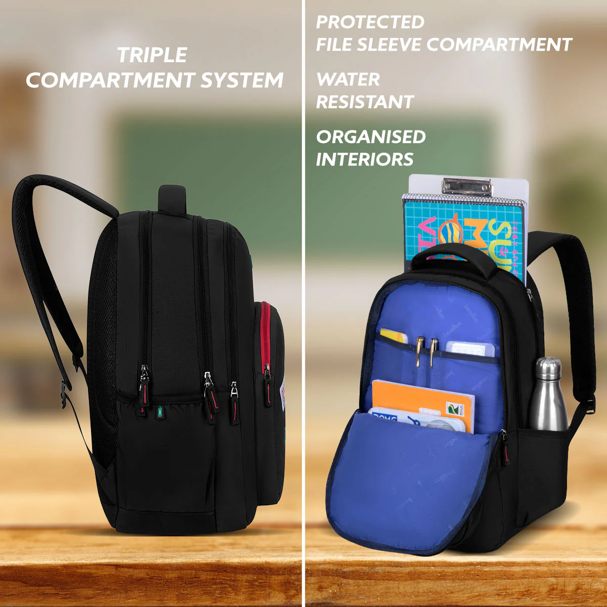 United Colors of Benetton Legend Non Laptop Backpack - Image 3
