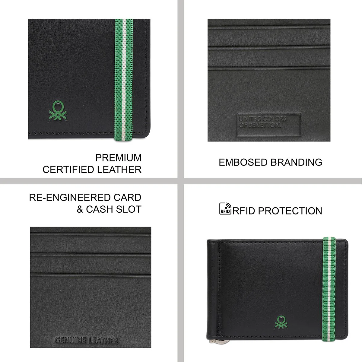 United Colors of Benetton Lesna Men's Moneyclip - Image 7