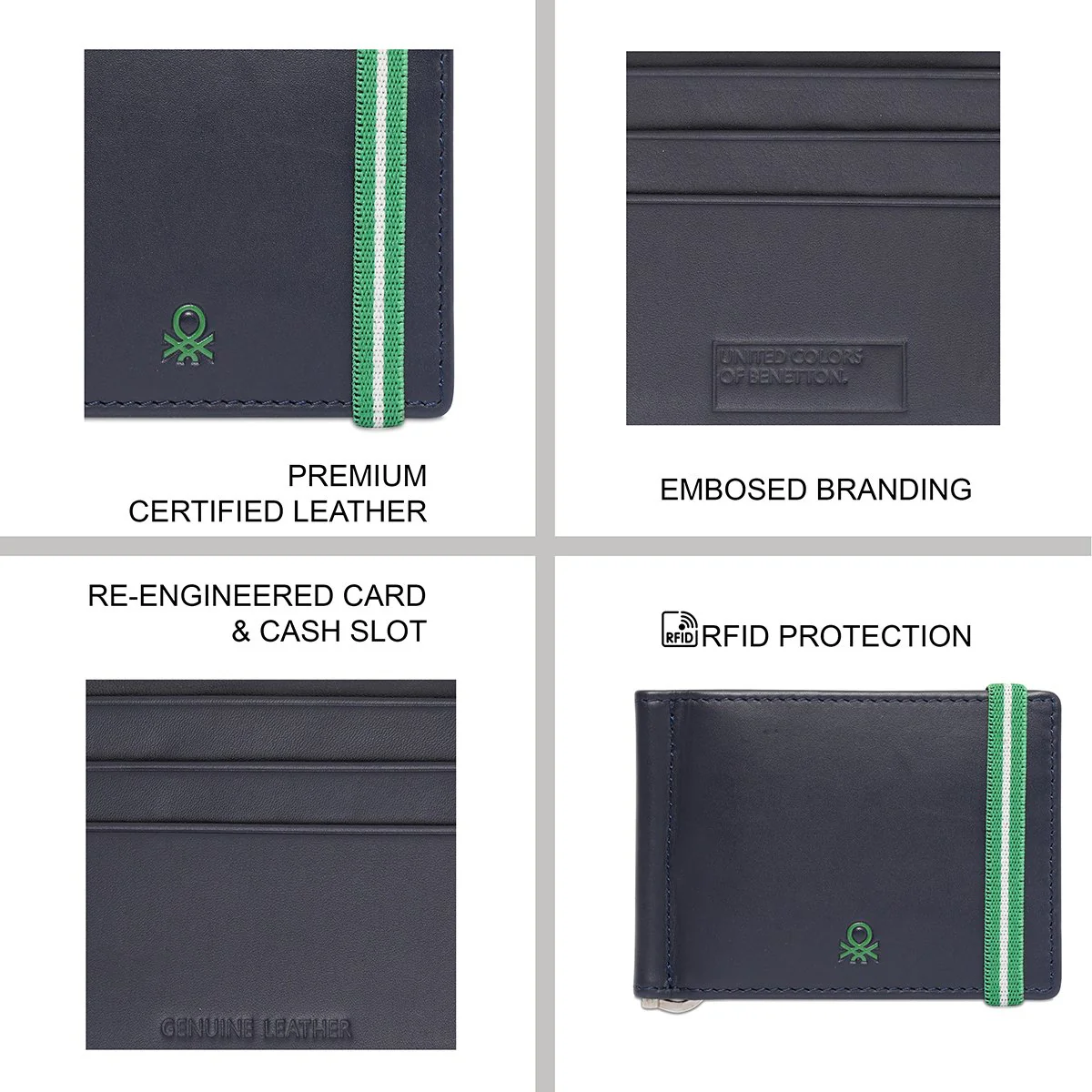 United Colors of Benetton Lesna Men's Moneyclip - Image 7