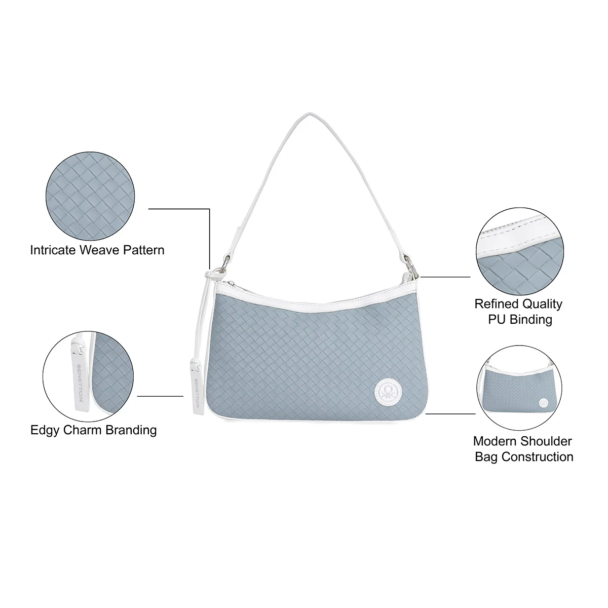United Colors of Benetton Lia Women's Satchel - Image 7
