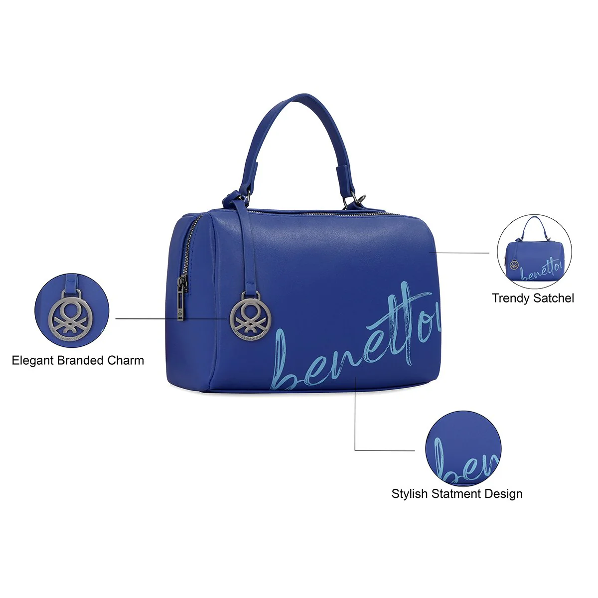 United Colors of Benetton Lianne Women's Satchel - Image 4