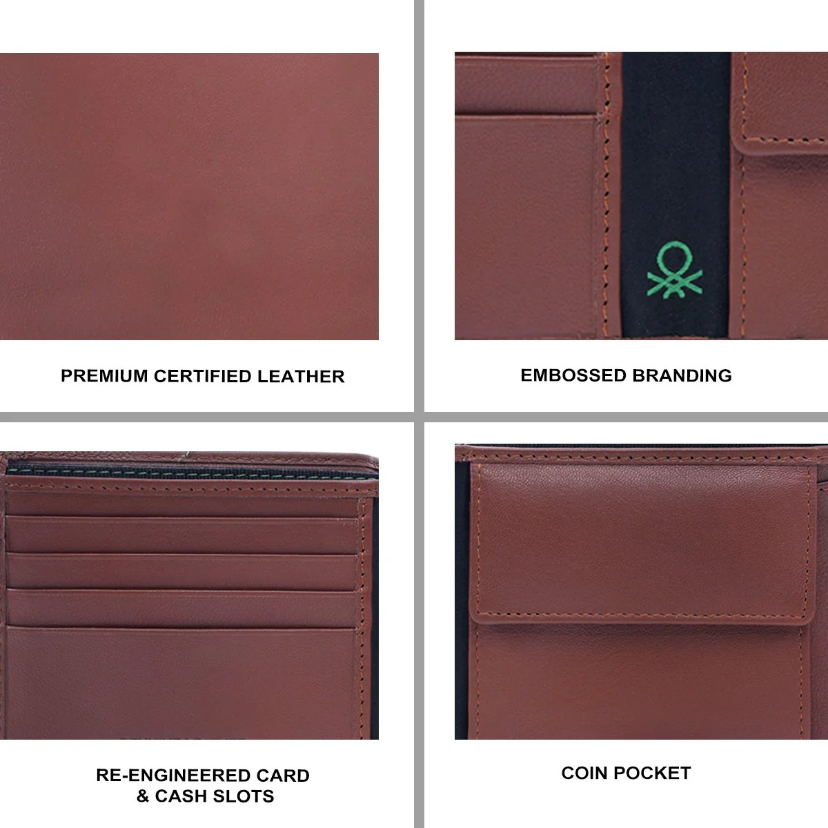 United Colors of Benetton Limerick Men's Global Coin Wallet - Image 7