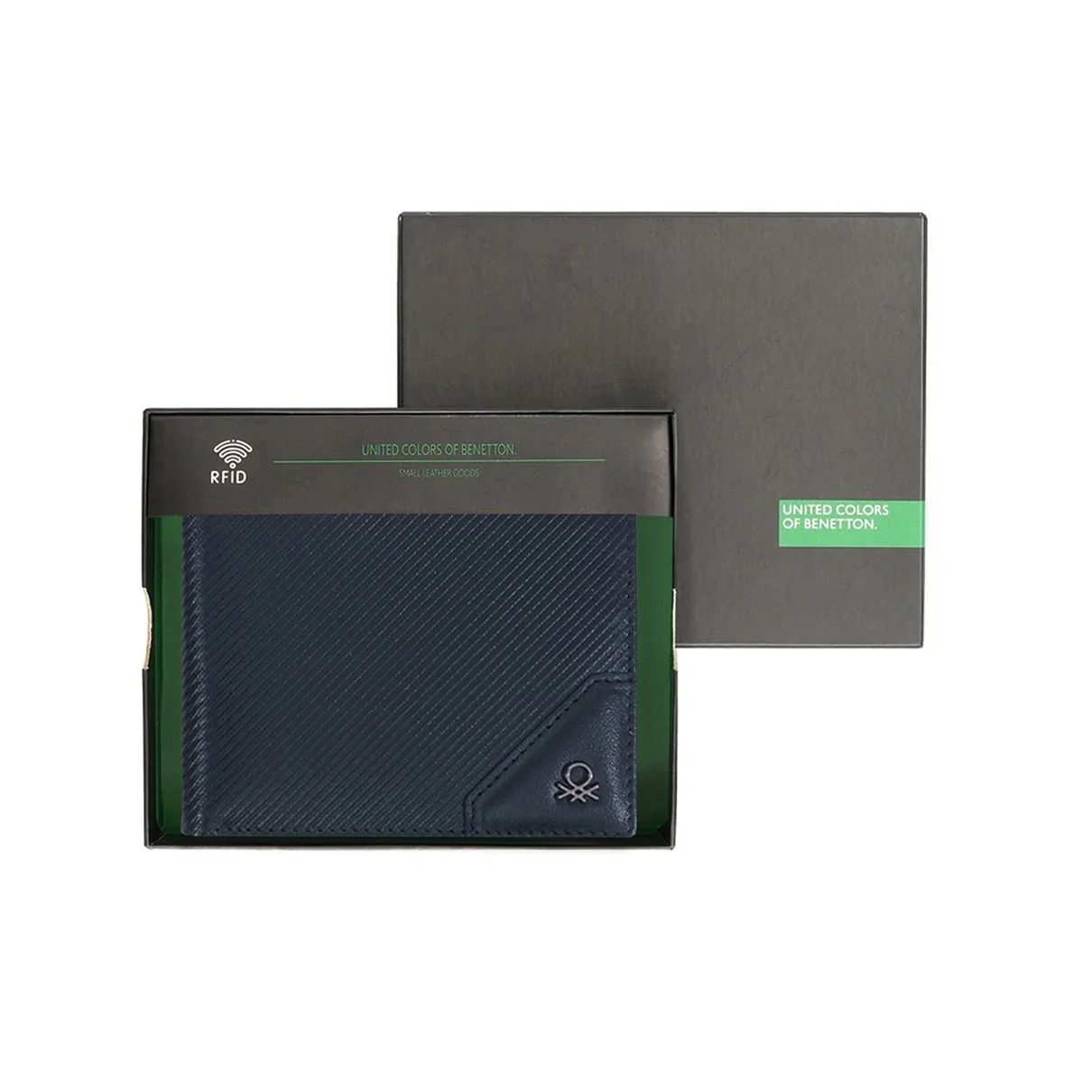 United Colors of Benetton Louth Men's Global Coin Wallet - Image 9
