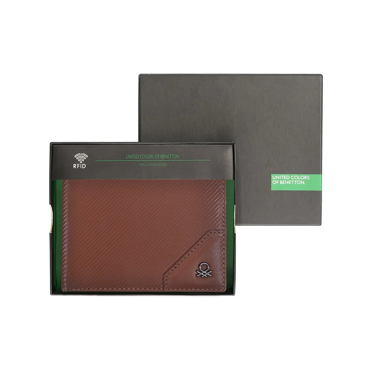 United Colors of Benetton Louth Men's Global Coin Wallet - Image 9