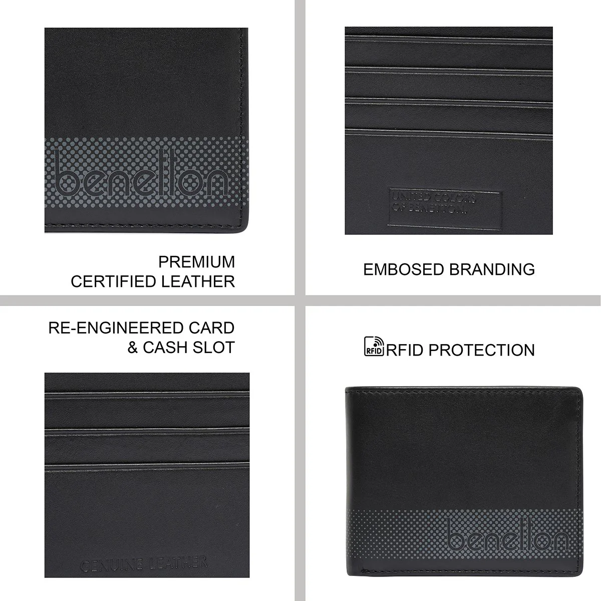 United Colors of Benetton Lucie Men's Passcase Wallet - Image 7