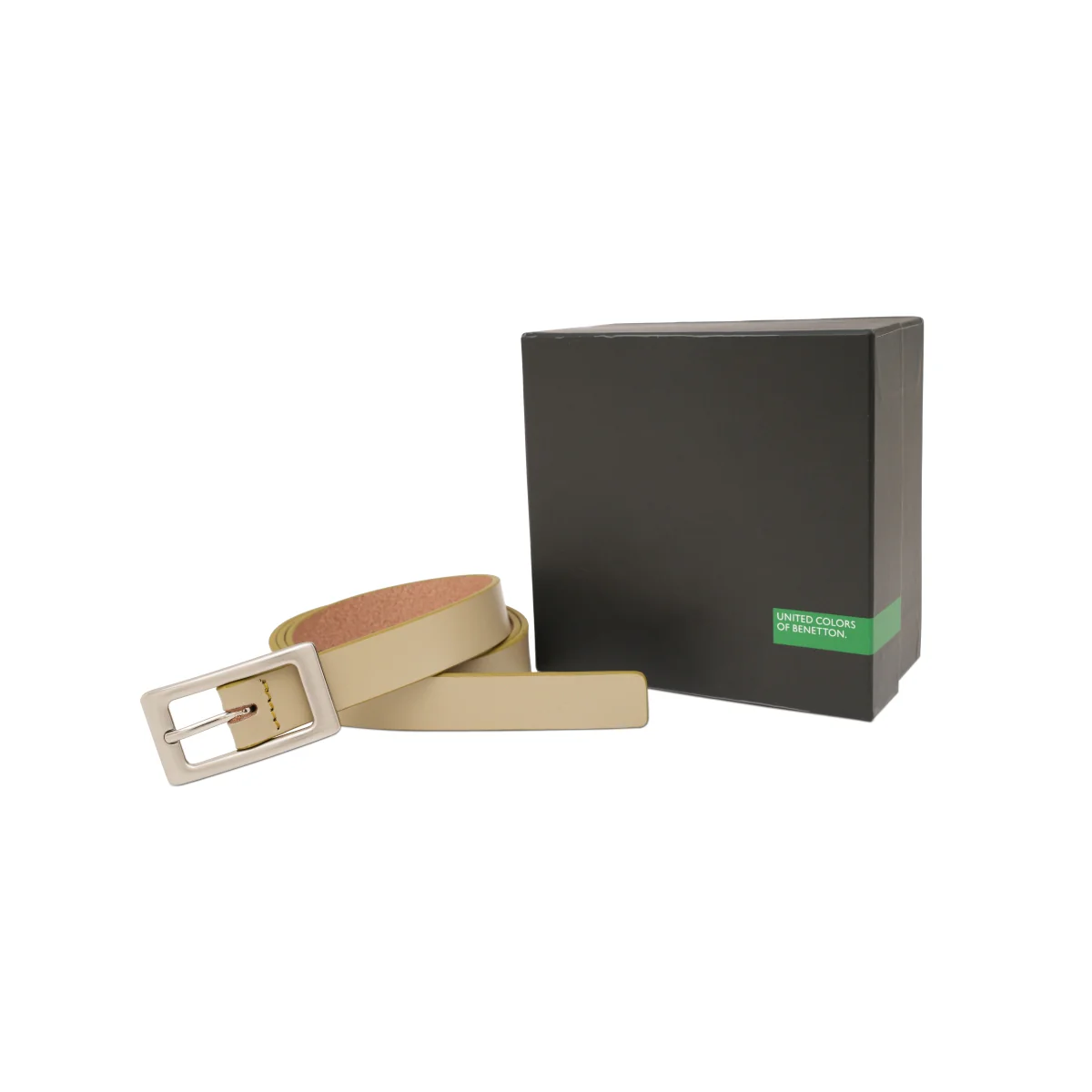 United Colors of Benetton Luna Loop Women's Non Reversible Belt - Image 6