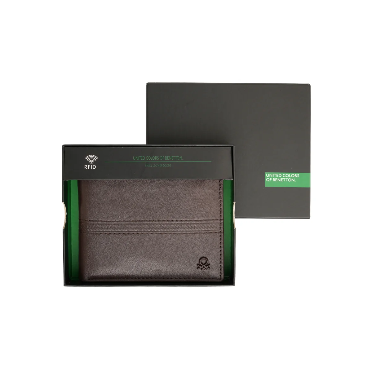 United Colors of Benetton Meath Men's Global Coin Wallet - Image 7