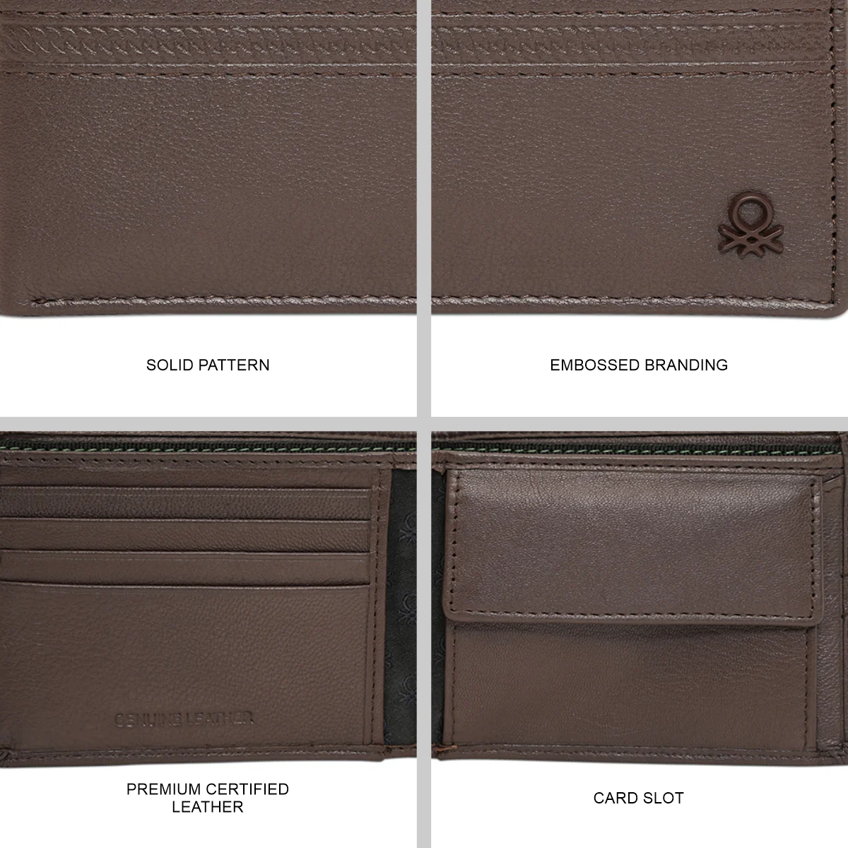 United Colors of Benetton Meath Men's Global Coin Wallet - Image 8