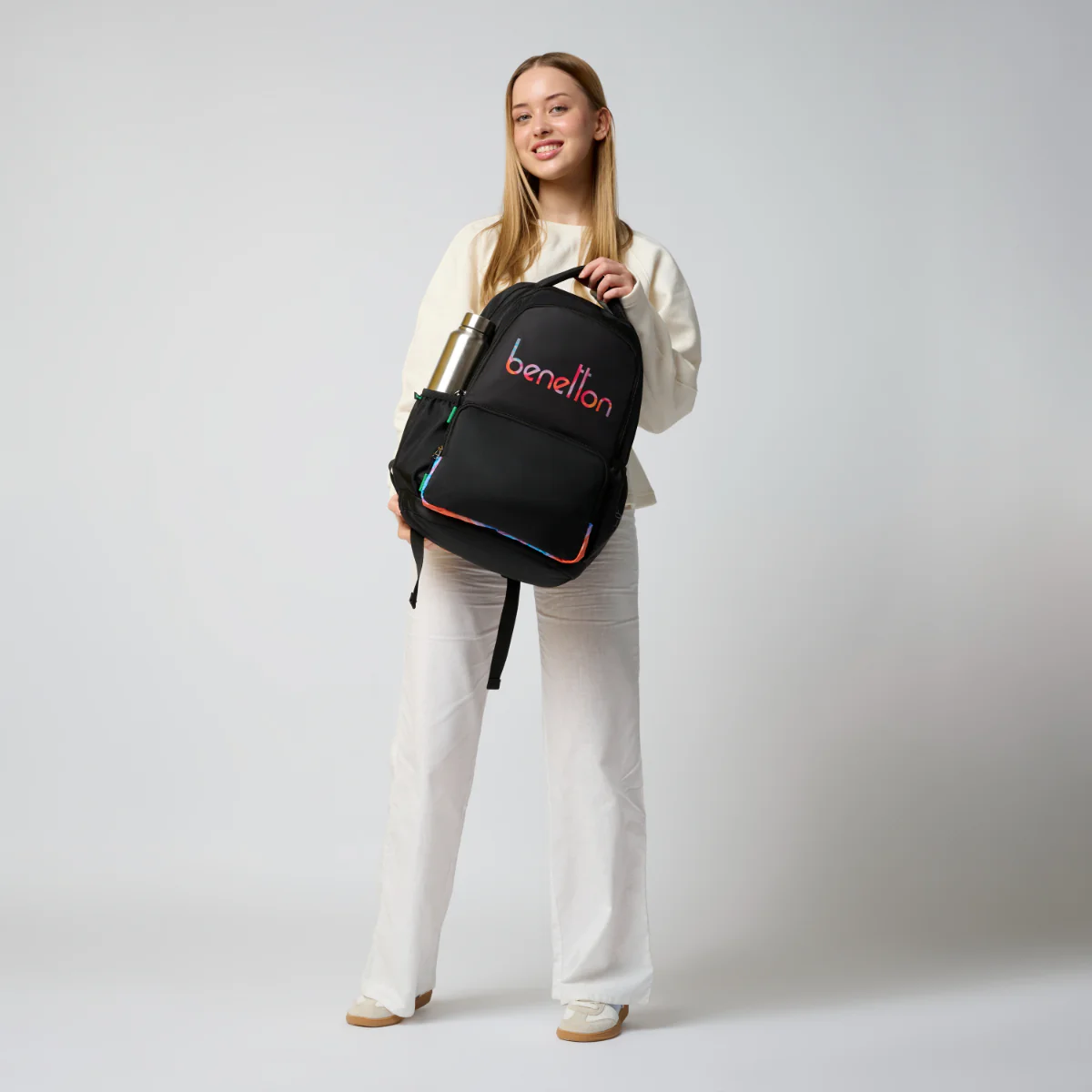 United Colors of Benetton Meteorite Non Laptop Backpack - Image 8