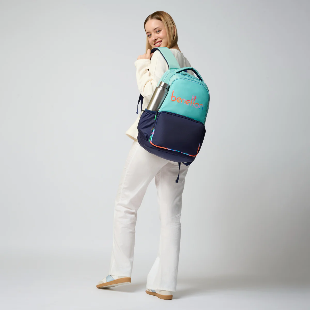 United Colors of Benetton Meteorite Non Laptop Backpack - Image 2