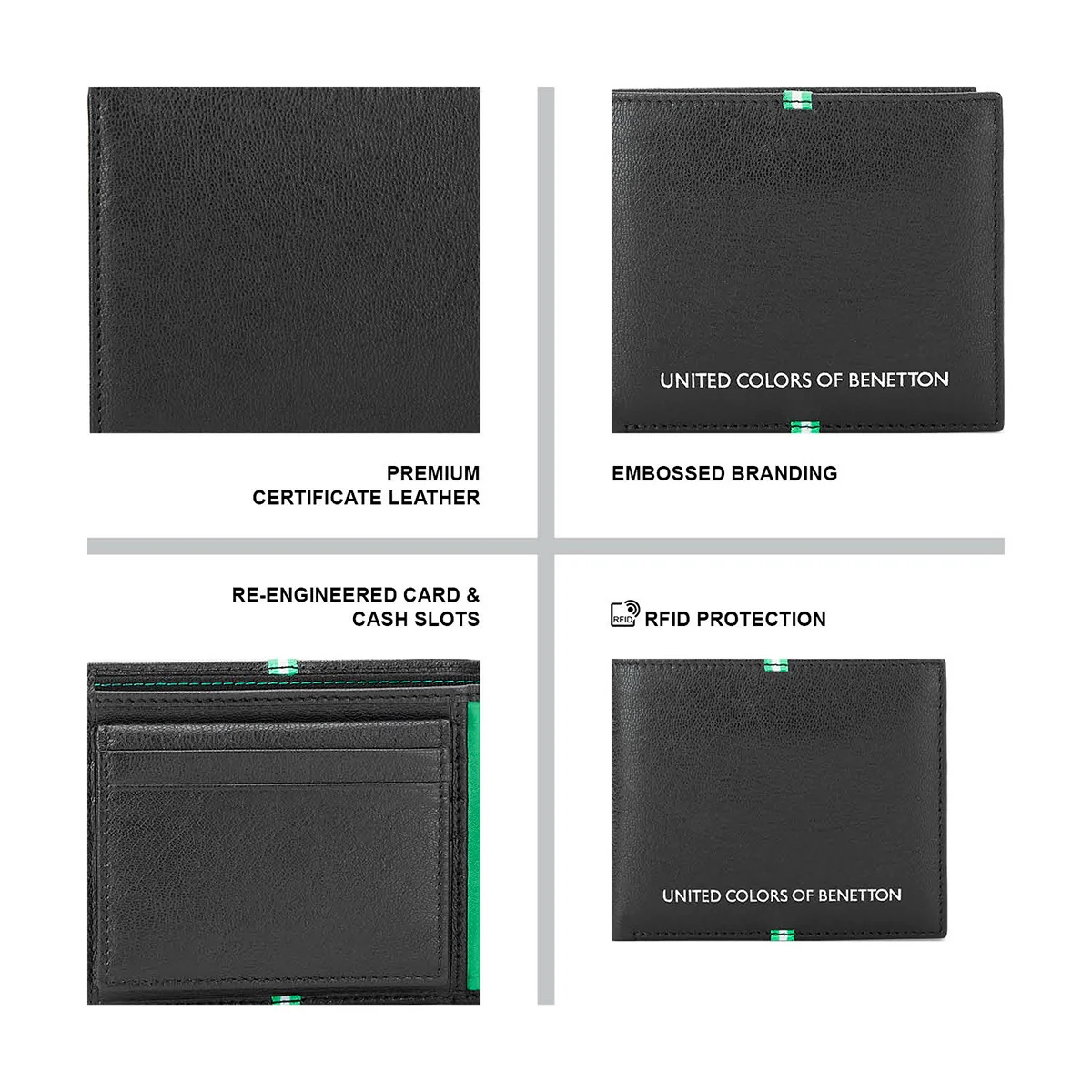 United Colors of Benetton Milano Passcase Wallet - Image 8