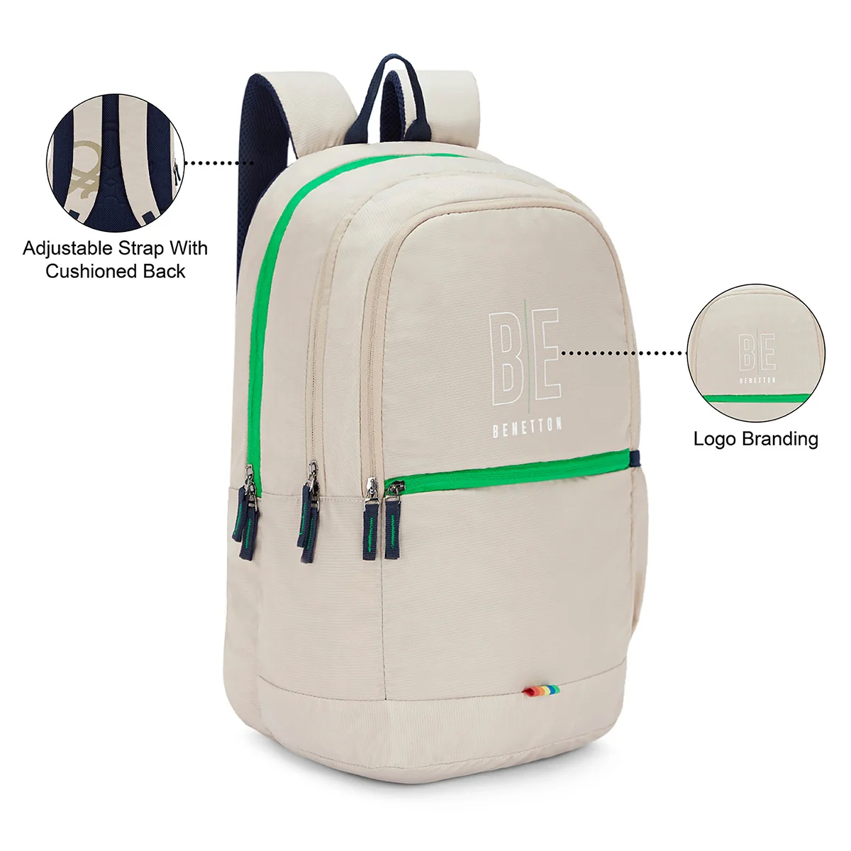 United Colors of Benetton Ming Non Laptop Backpack - Image 7