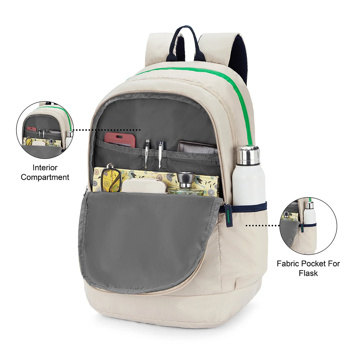 United Colors of Benetton Ming Non Laptop Backpack - Image 8
