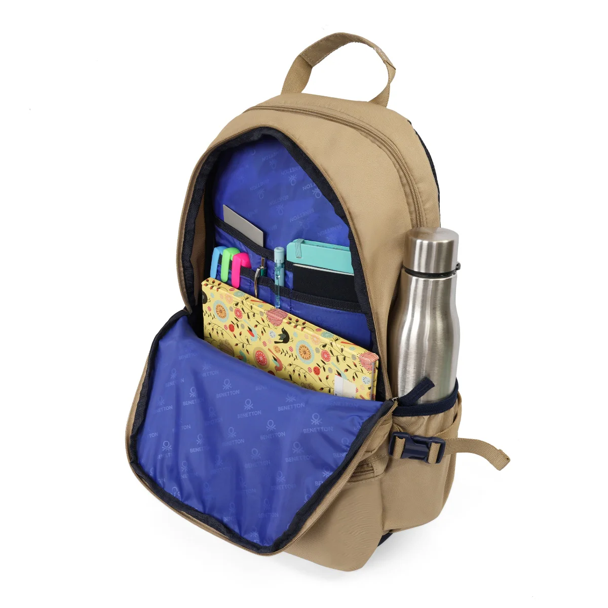 United Colors of Benetton Mono Laptop Backpack - Image 4