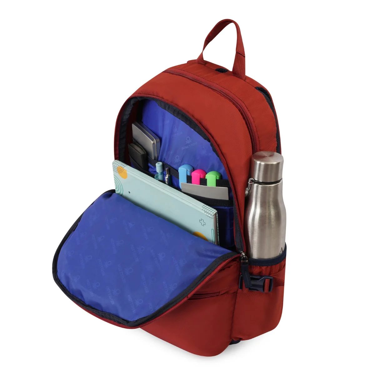 United Colors of Benetton Mono Laptop Backpack - Image 4