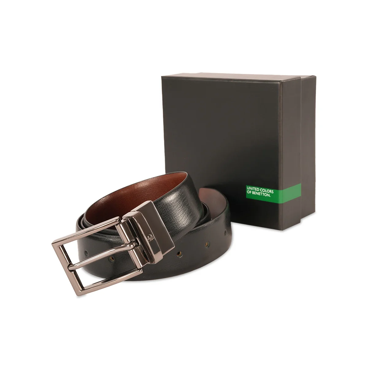 United Colors of Benetton Montfort Reversible Belt - Image 8