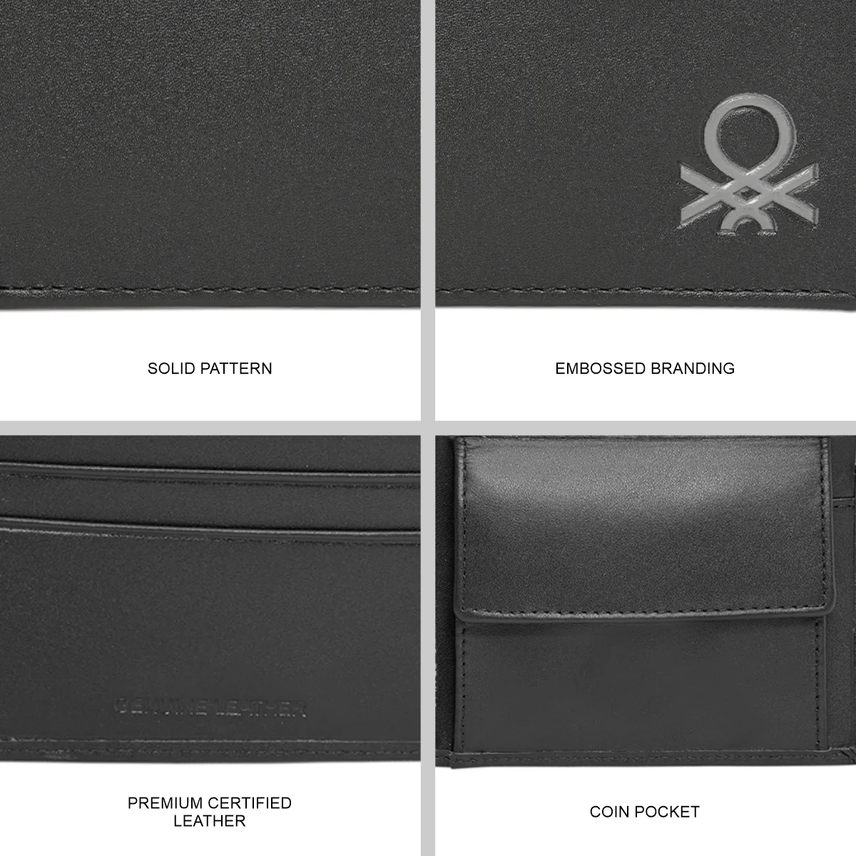 United Colors of Benetton Munro Men's Global Coin Wallet - Image 8
