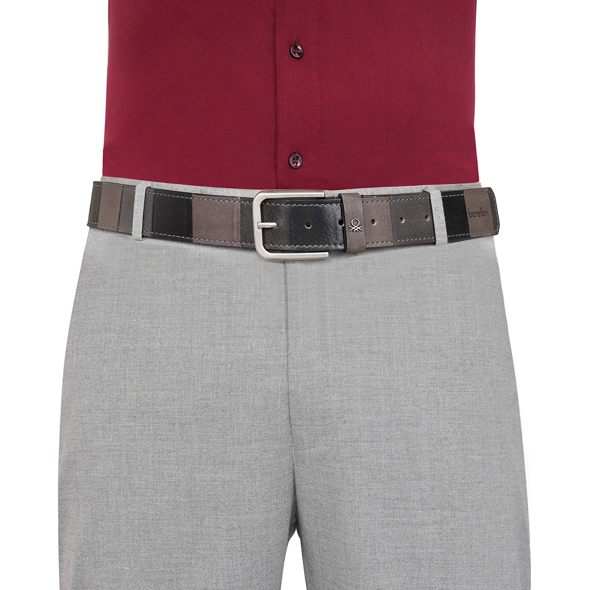 United Colors of Benetton Mystral Men's Non Reversible Belt - Image 6