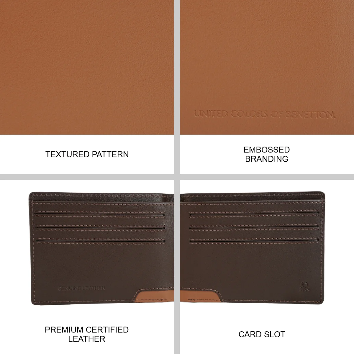 United Colors of Benetton Newry Men's Slimfold Wallet - Image 7