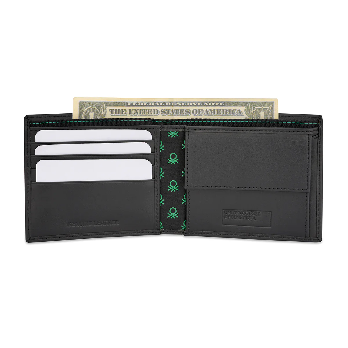 United Colors of Benetton Octavio Men's Global Coin Wallet - Image 7