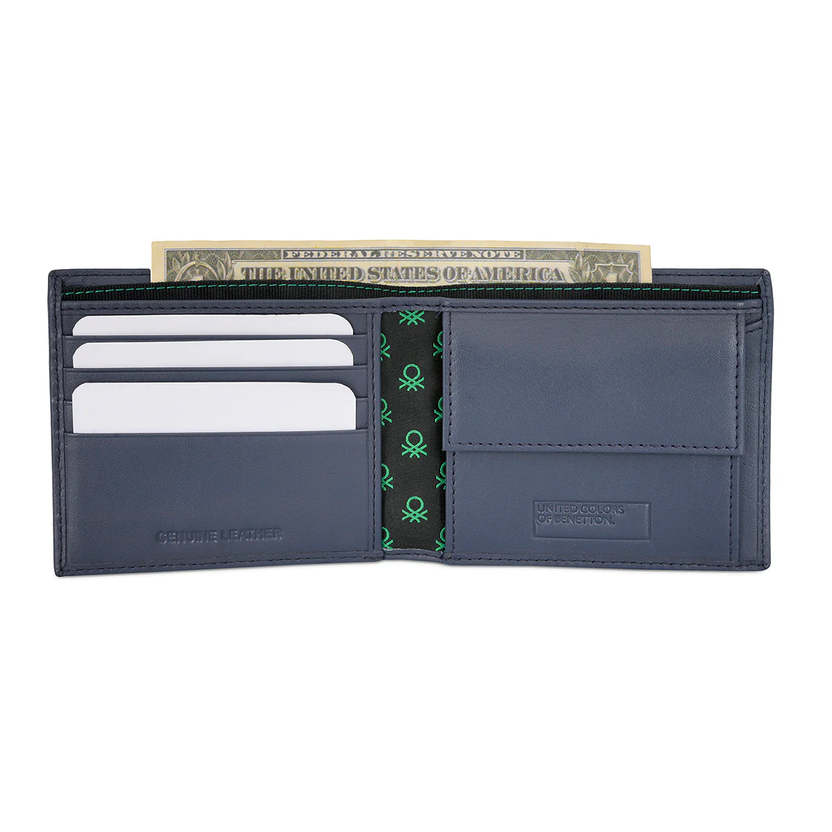 United Colors of Benetton Olson Men's Global Coin Wallet - Image 5