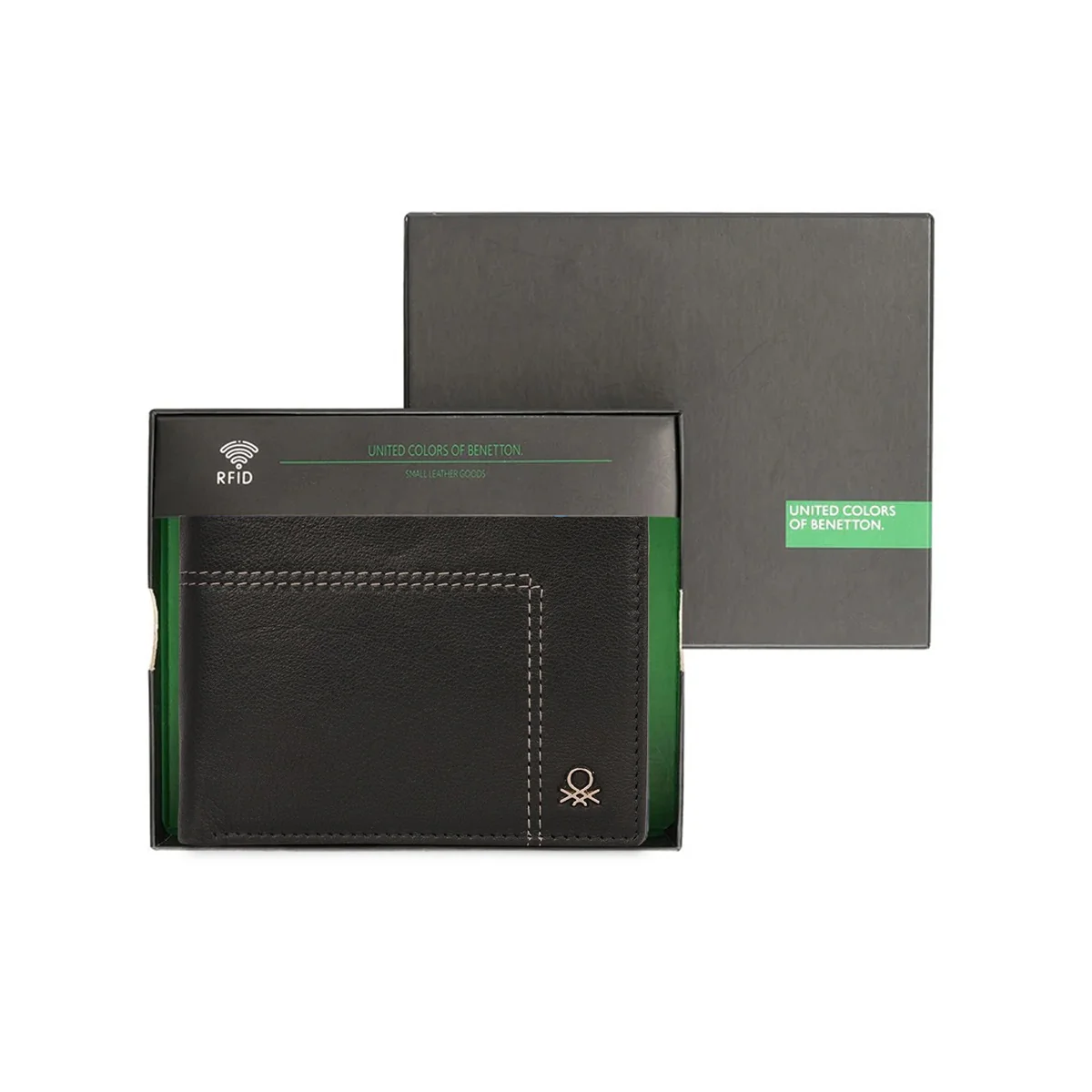 United Colors of Benetton Onex Men's Global Coin Wallet - Image 8