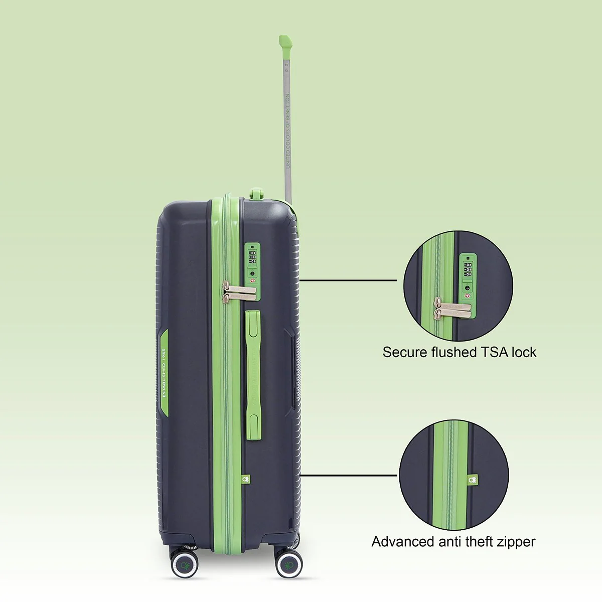 United Colors of Benetton Opal Hard Luggage - Image 18