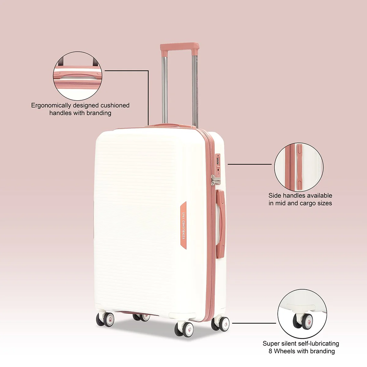 United Colors of Benetton Opal Hard Luggage - Image 17