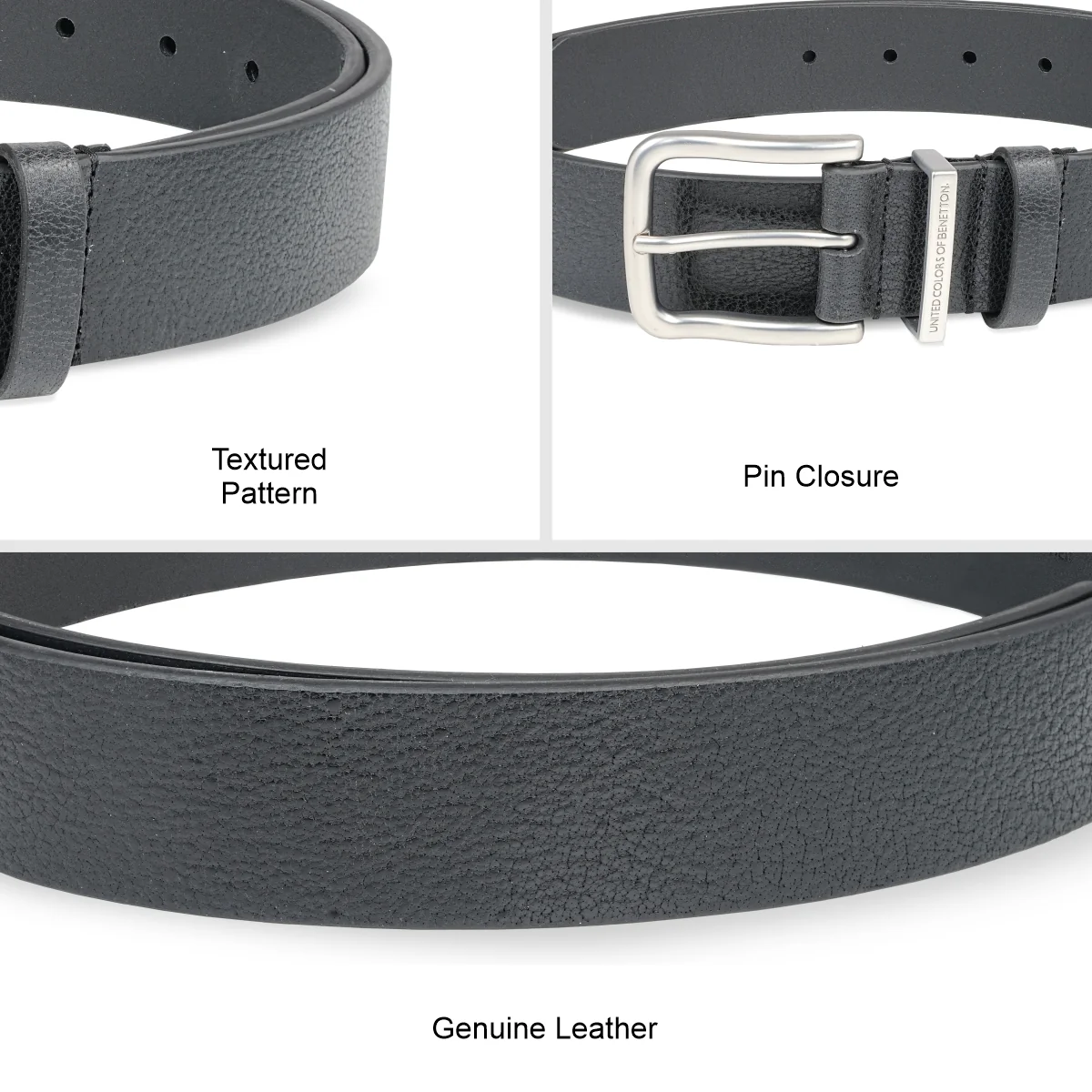 United Colors of Benetton Orenthia Men's Non Reversible Belt - Image 5