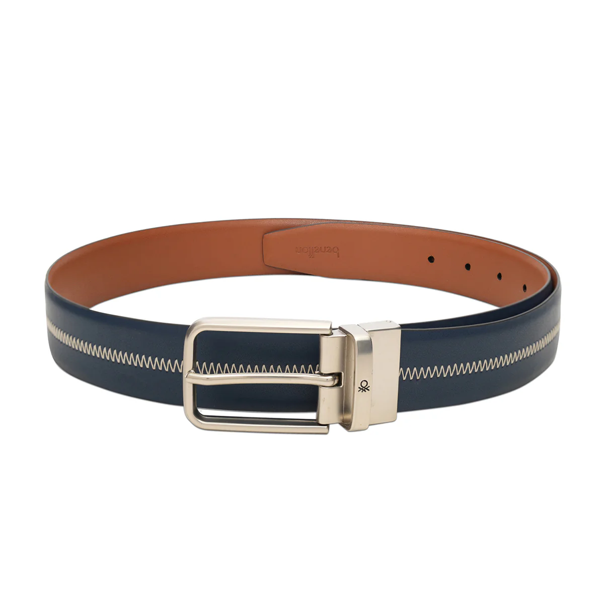United Colors of Benetton Orivane Men's Reversible Belt - Image 2