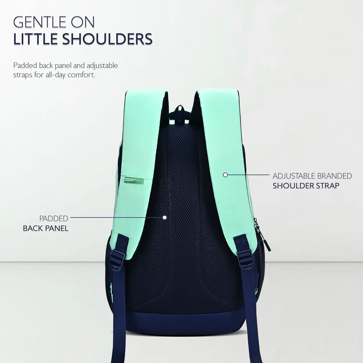 United Colors of Benetton Petro Non Laptop Backpack - Image 4