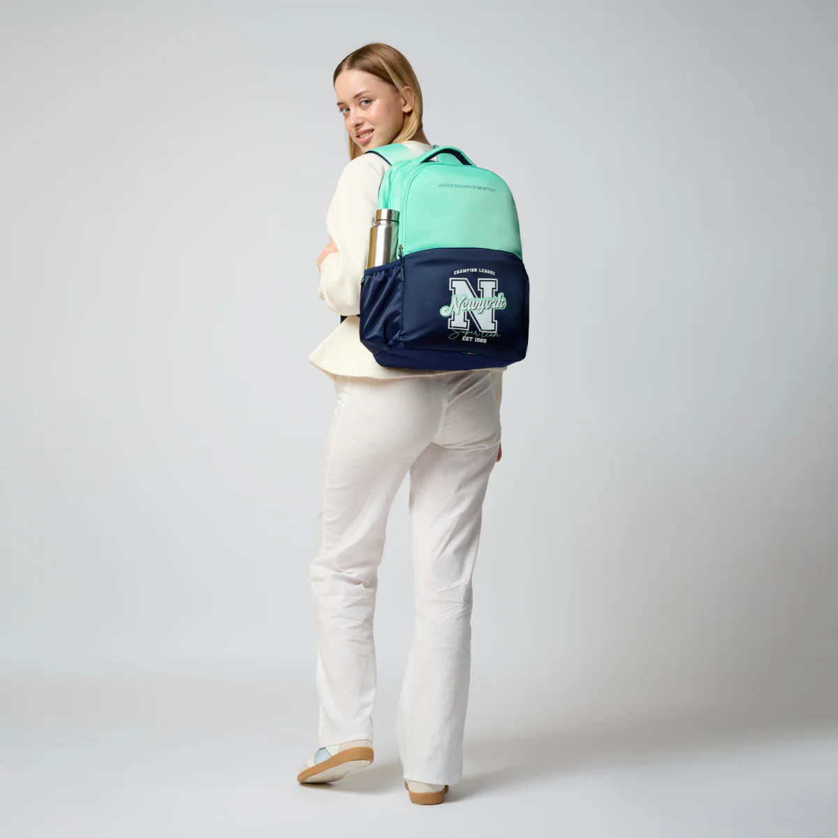 United Colors of Benetton Petro Non Laptop Backpack - Image 9